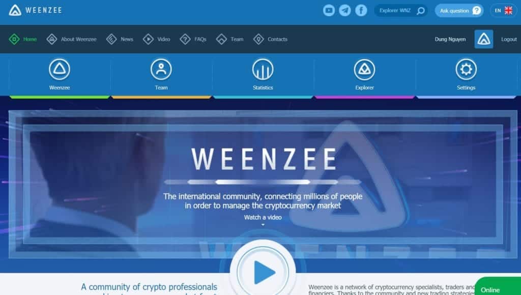 weezee hyip review - [SCAM] Weenzee - Nối tiếp những huyền thoại, kết nối triệu đam mê!