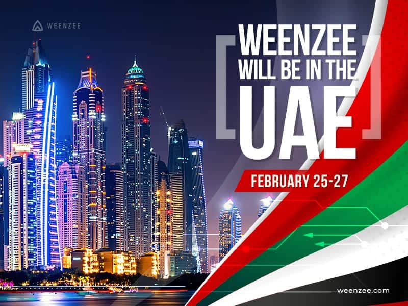weenzee uae - Weenzee News: Weenzee sẽ có mặt tại UAE vào ngày 25- 27/02/2019